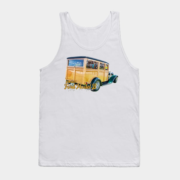 1932 Ford Model B Woody Station Wagon Tank Top by Gestalt Imagery